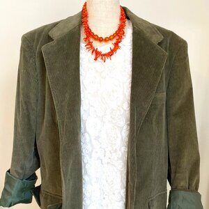 Member's Only Green Blazer Jacket